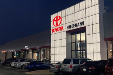 Front of Bredemann Toyota dealership | Parkville Auto Body